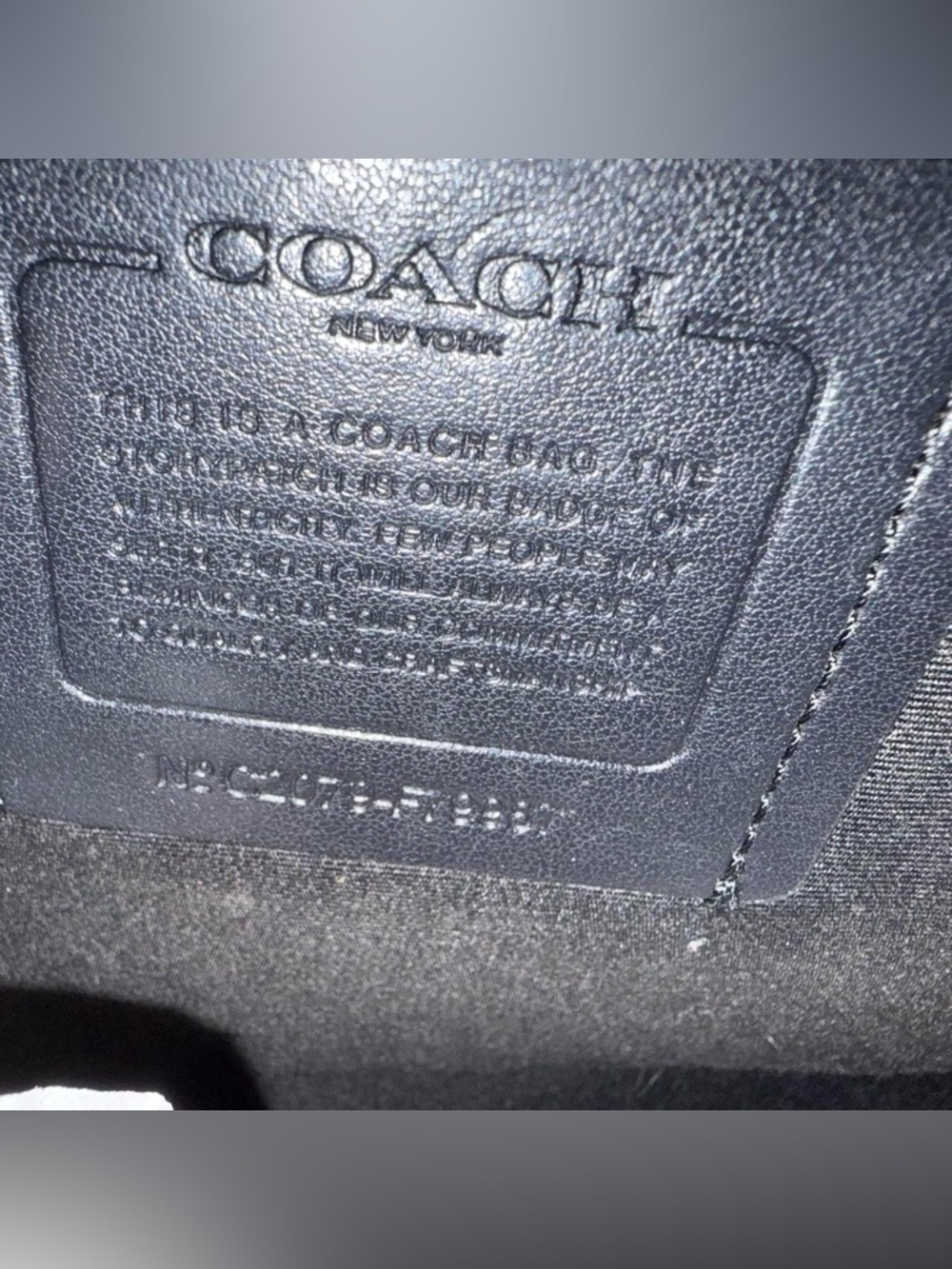 COACH Brown & Black Signature Tote with Gold Logo - Picture 2 of 6